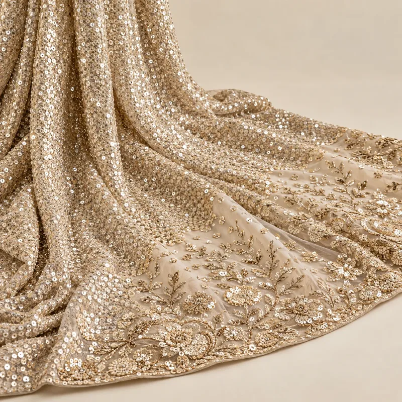 All-over heavy sequins