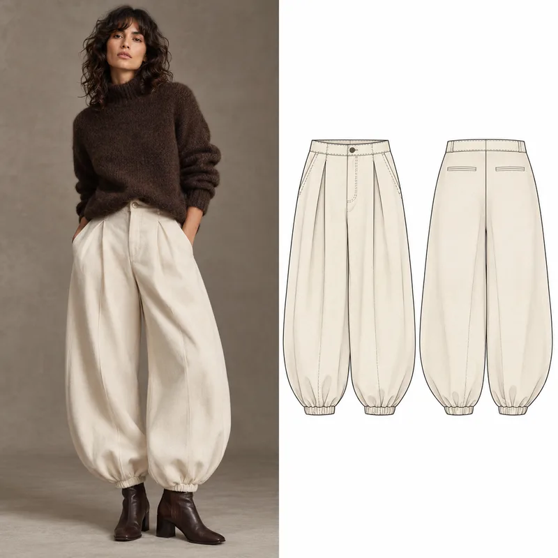 Balloon trousers