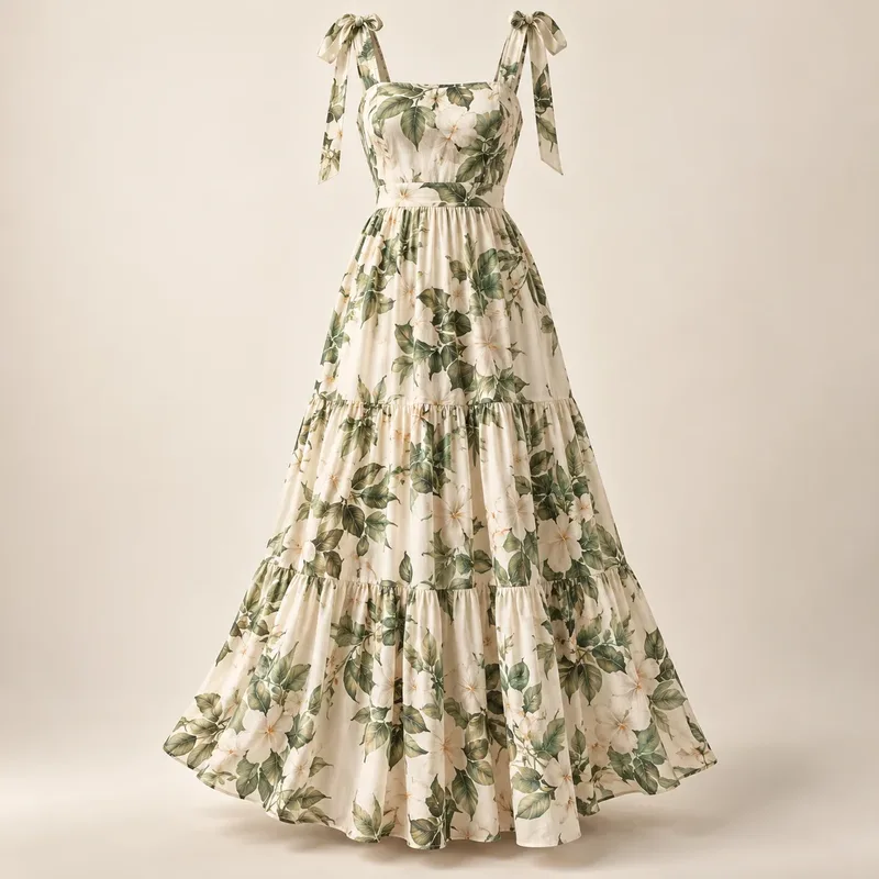Breezy resort dresses — Forecut design reference