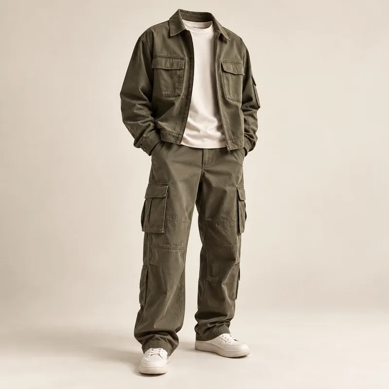 Cargo and utility pants — Forecut design reference
