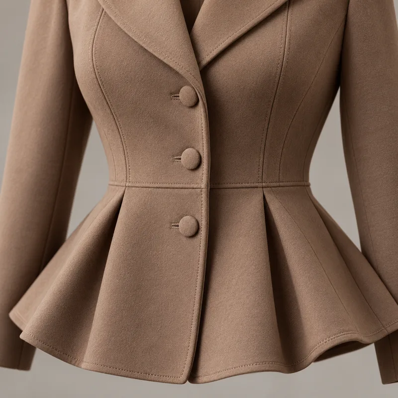 Cinched peplum jackets
