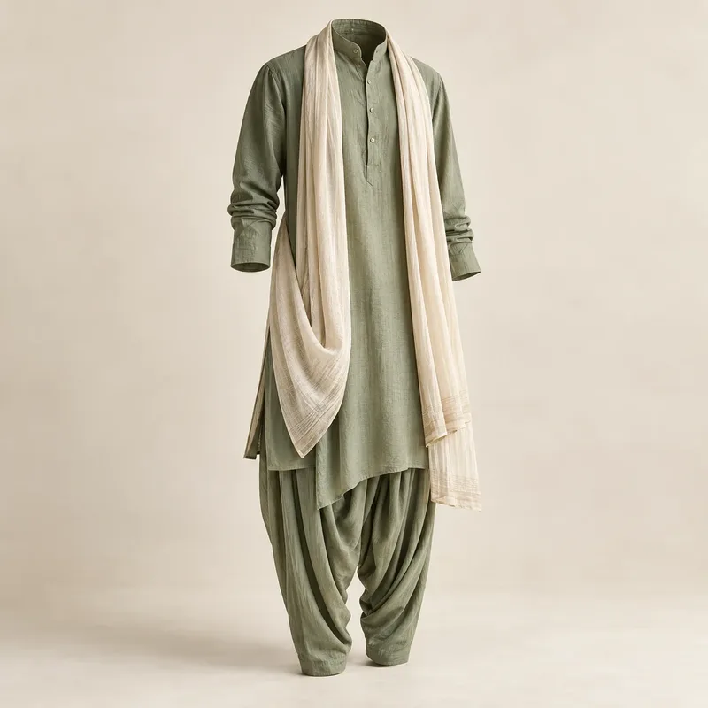 Fluid draped menswear — Forecut design reference