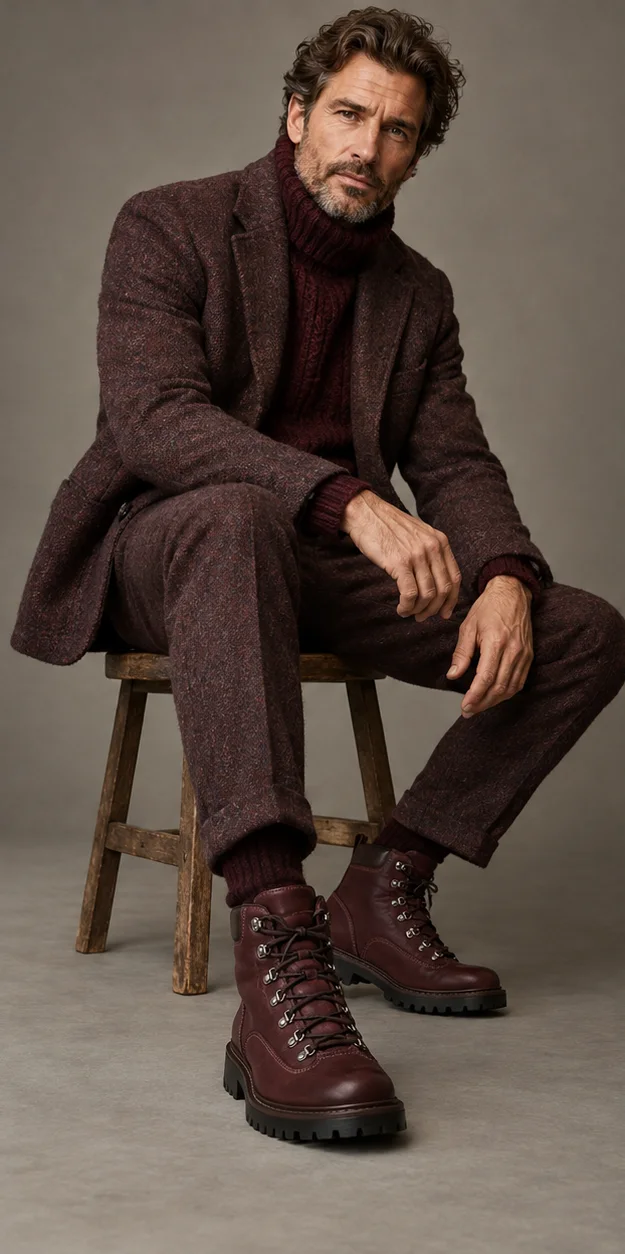 Hiking boots with tailoring