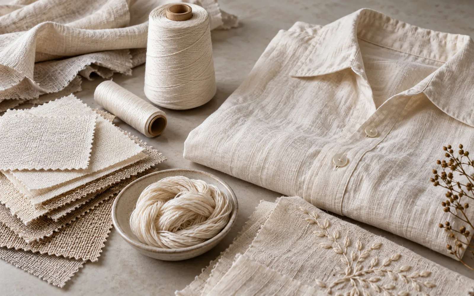 Mono-material garments