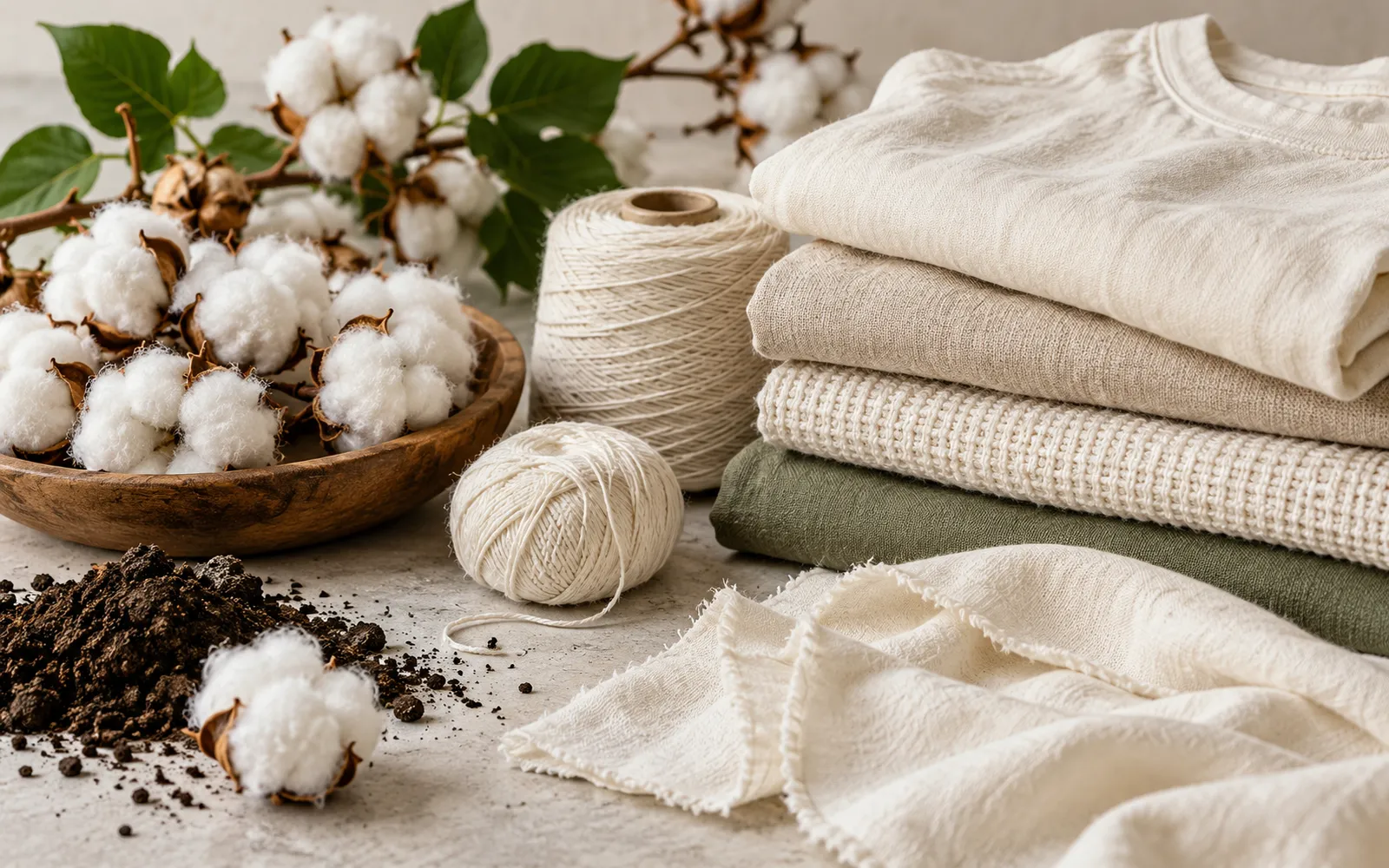 Organic and regenerative cotton