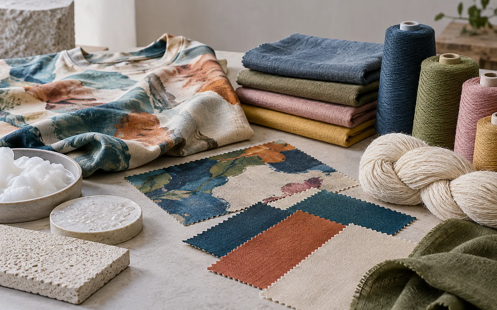 Waterless and low-impact dyeing