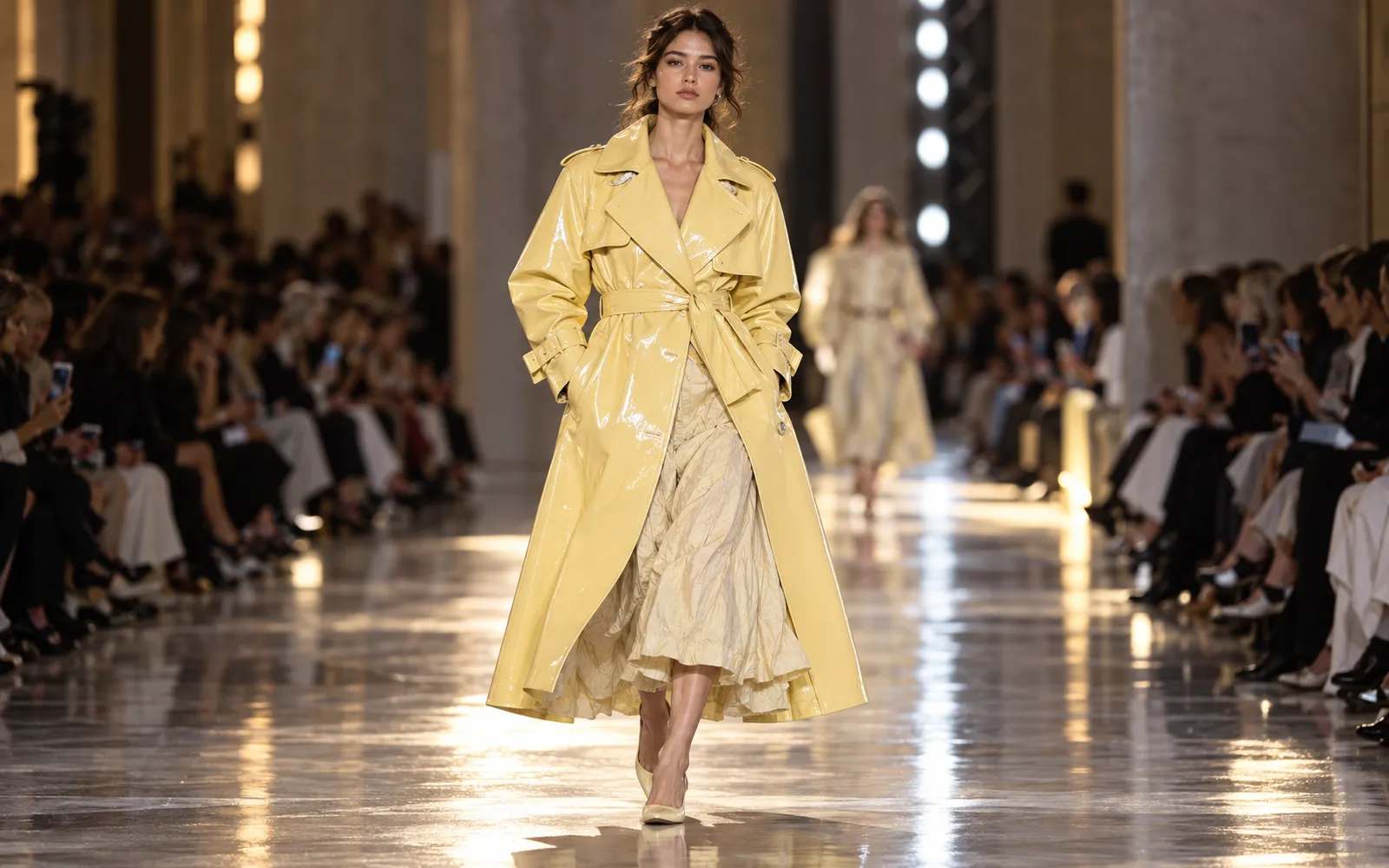Milan Sheer, glossy and layered
