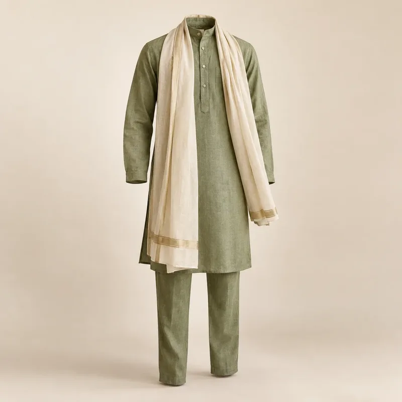 Linen kurta sets