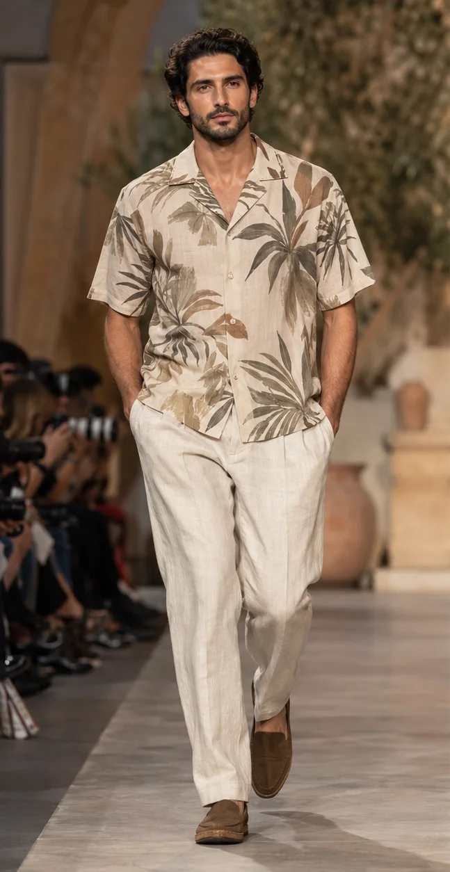 Printed resort shirts