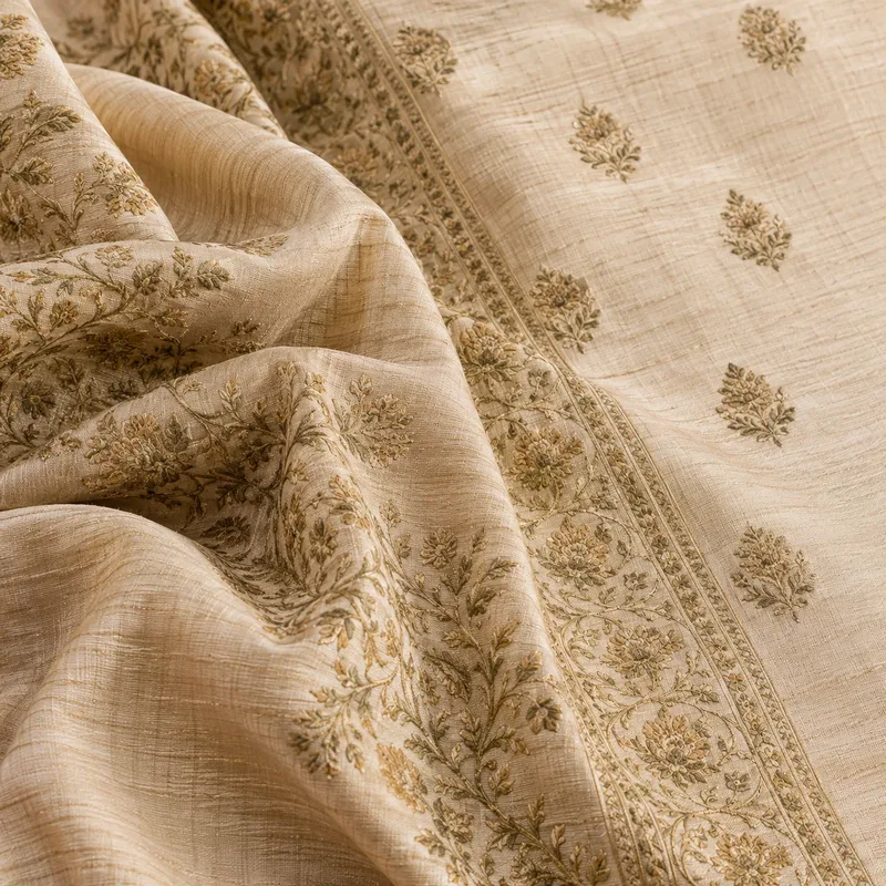 Raw silk