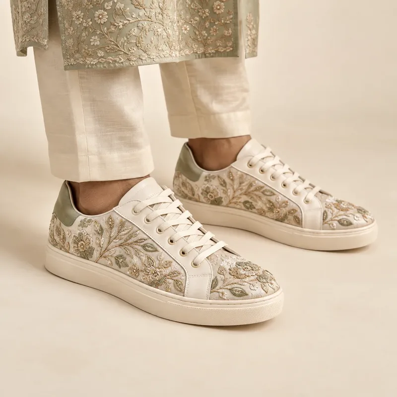 Sneakers for the groom