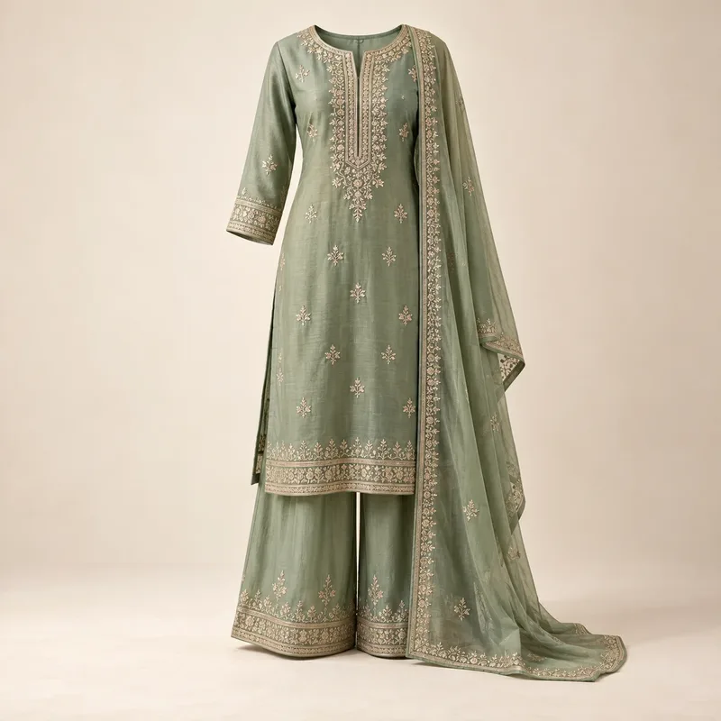 Straight kurtas with palazzos