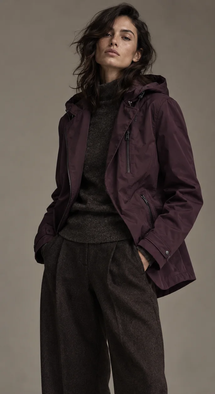 Windbreaker as a blazer